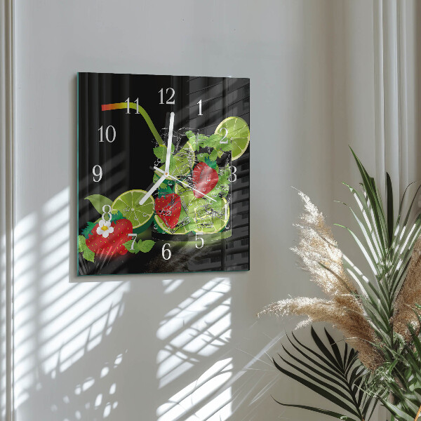 Reloj cuadrado Fresa y lima