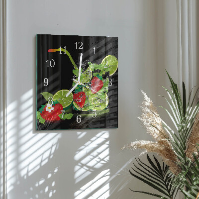 Reloj cuadrado Fresa y lima