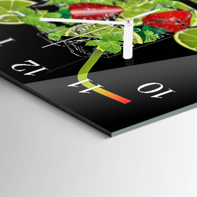 Reloj cuadrado Fresa y lima