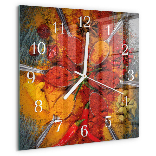 Reloj cuadrado Especias