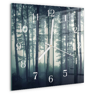 Reloj cuadrado Bosque brumoso