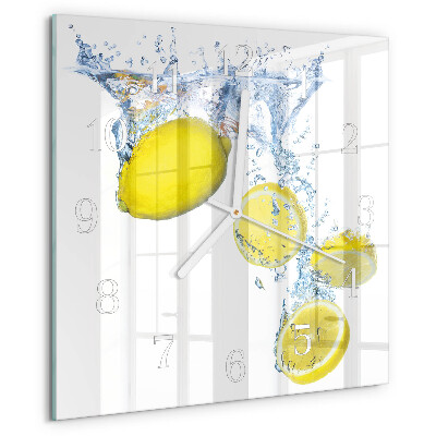 Reloj cuadrado Limones