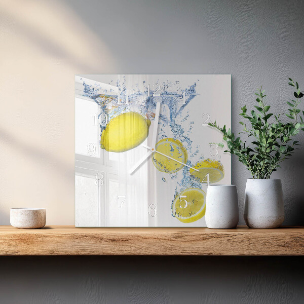 Reloj cuadrado Limones
