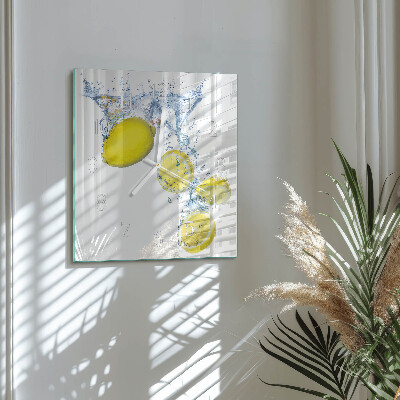 Reloj cuadrado Limones