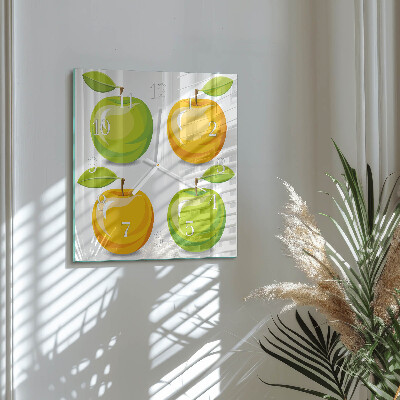 Reloj cuadrado Manzanas
