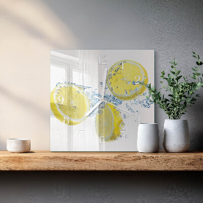 Reloj cuadrado Limones
