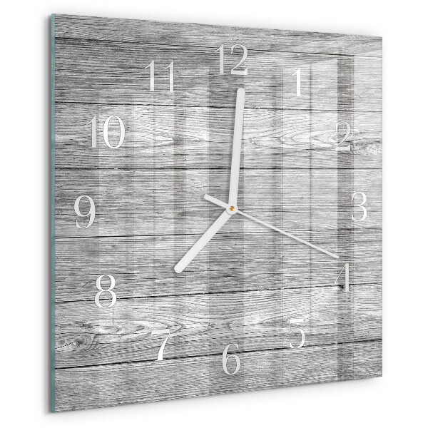Reloj cuadrado Madera gris