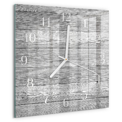 Reloj cuadrado Madera gris