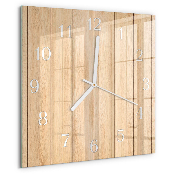 Reloj cuadrado Madera