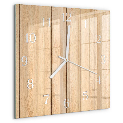 Reloj cuadrado Madera