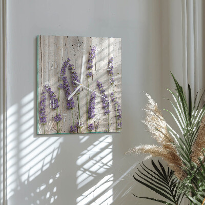Reloj cuadrado Lavanda