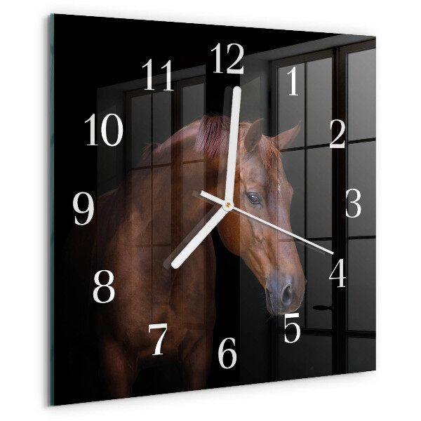 Reloj cuadrado Caballo