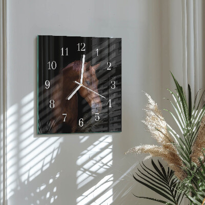 Reloj cuadrado Caballo
