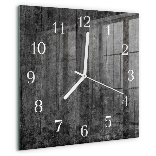 Reloj cuadrado Madera