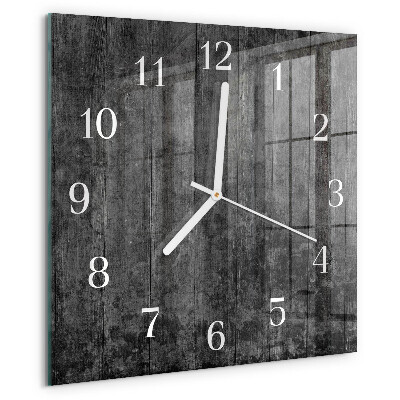Reloj cuadrado Madera