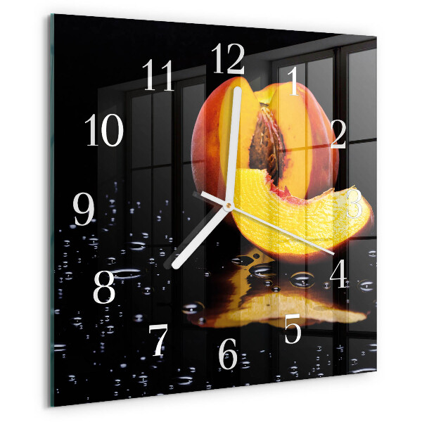 Reloj cuadrado Durazno