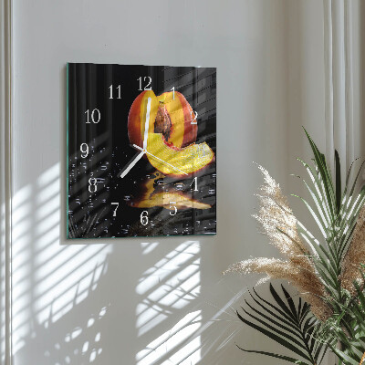 Reloj cuadrado Durazno