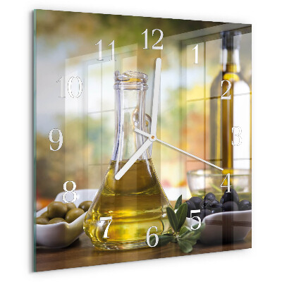 Reloj cuadrado Aceite de oliva