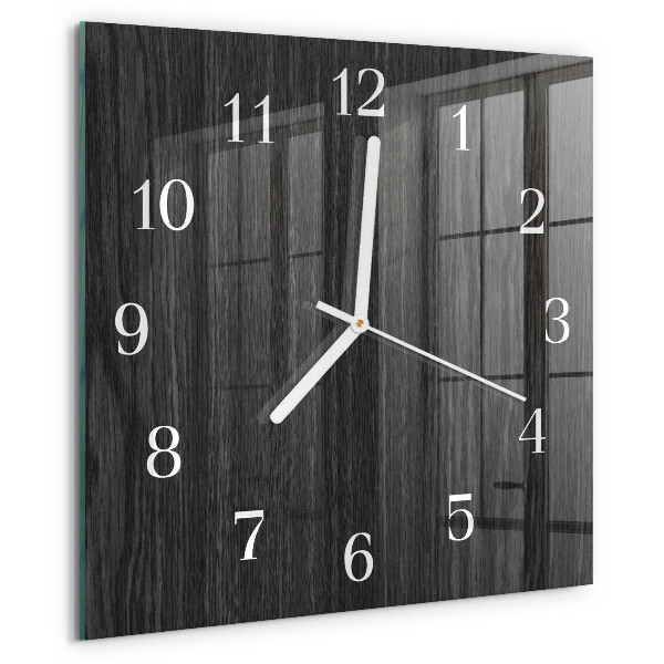 Reloj cuadrado Madera