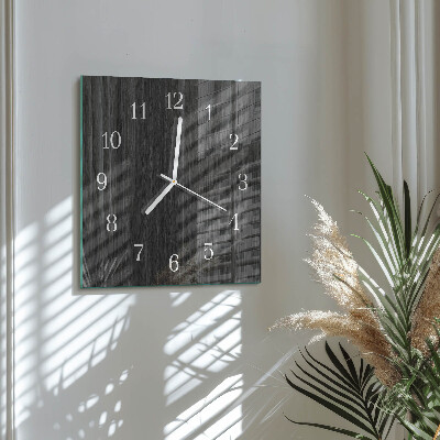 Reloj cuadrado Madera