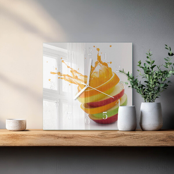 Reloj cuadrado Fruta