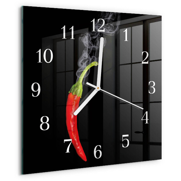 Reloj cuadrado Ají picante