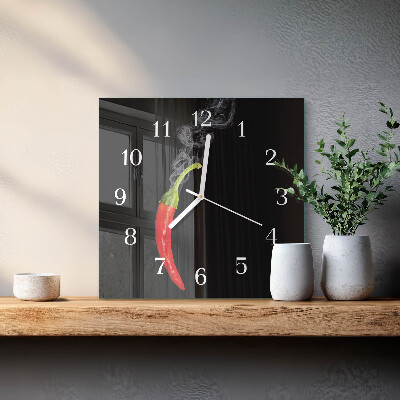 Reloj cuadrado Ají picante
