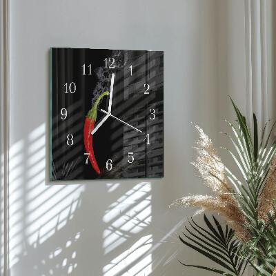 Reloj cuadrado Ají picante