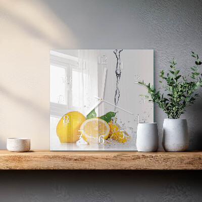 Reloj cuadrado Limones