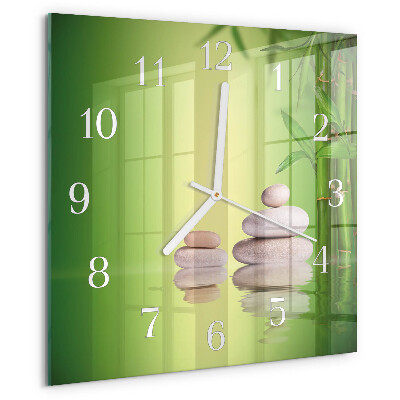 Reloj cuadrado Piedras zen
