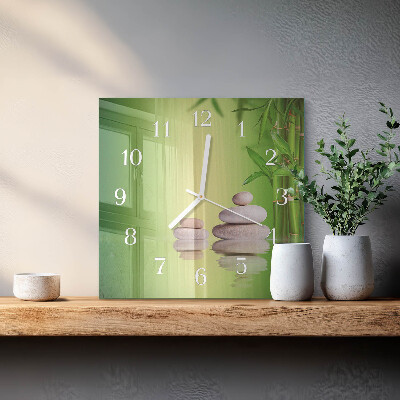 Reloj cuadrado Piedras zen