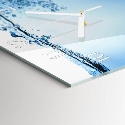 Reloj cuadrado Agua