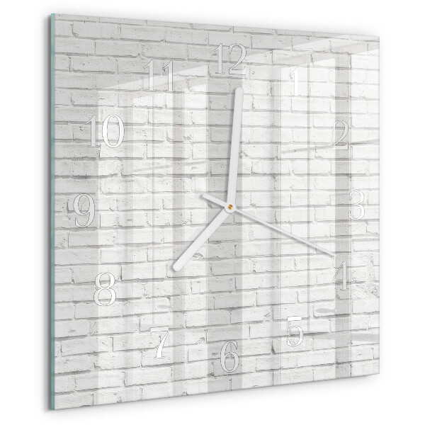 Reloj cuadrado Muro de ladrillo