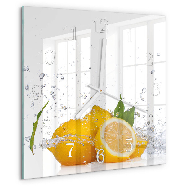 Reloj cuadrado Limones