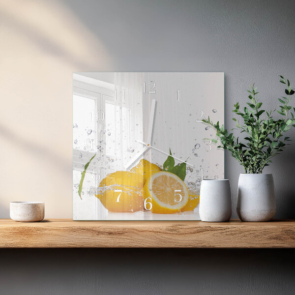 Reloj cuadrado Limones