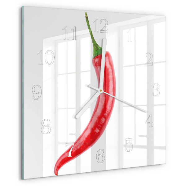 Reloj cuadrado Ají picante