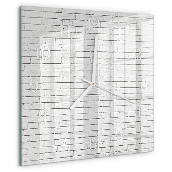 Reloj cuadrado Muro de ladrillo
