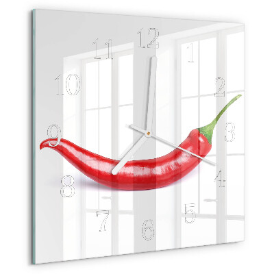 Reloj cuadrado Ají picante