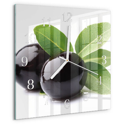 Reloj cuadrado Aceitunas