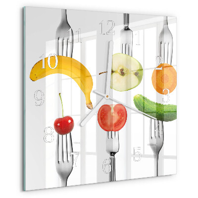 Reloj cuadrado Fruta