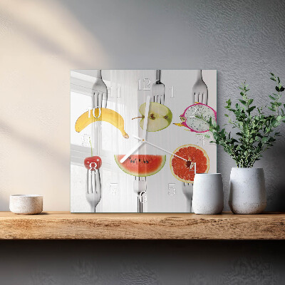 Reloj cuadrado Fruta