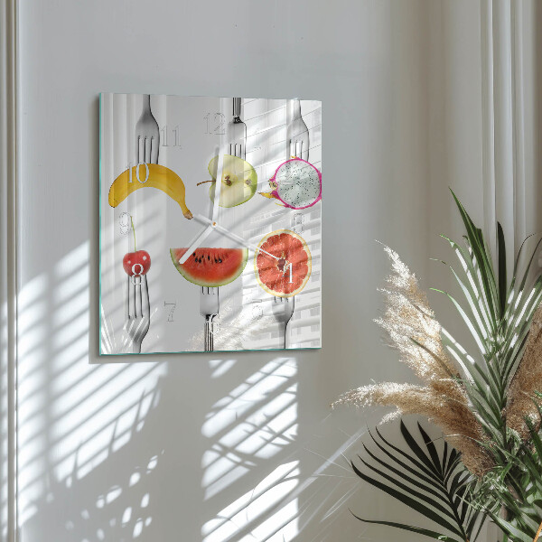 Reloj cuadrado Fruta