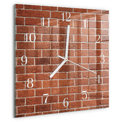 Reloj cuadrado Muro de ladrillo