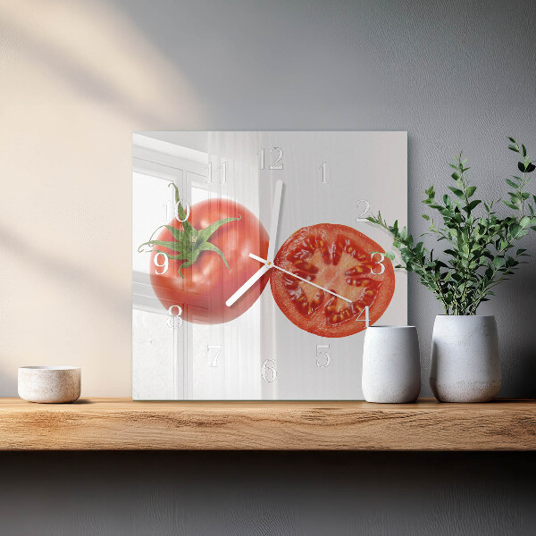Reloj cuadrado Tomates