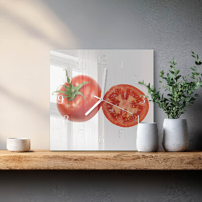 Reloj cuadrado Tomates