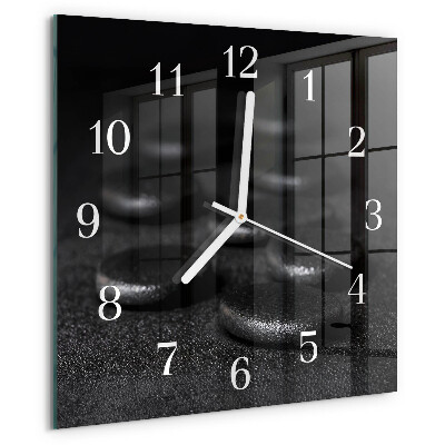 Reloj cuadrado Piedras zen