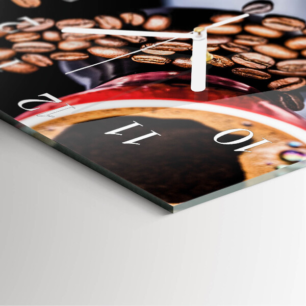 Reloj cuadrado Taza de café