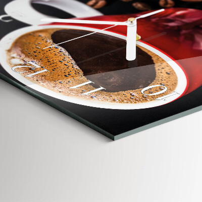 Reloj cuadrado Taza de café