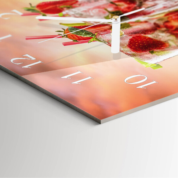 Reloj cuadrado fresas