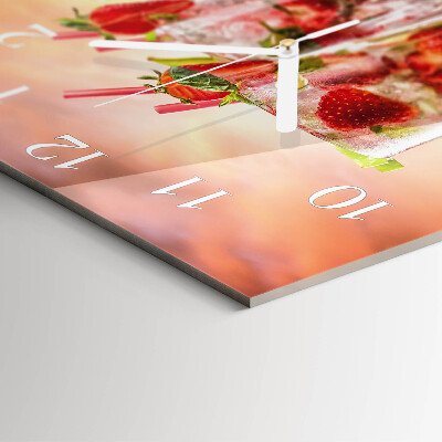 Reloj cuadrado fresas